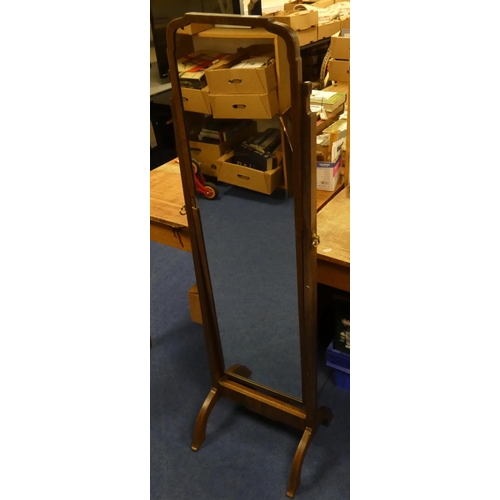 32 - Vintage cheval mirror.