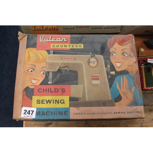 247 - Vulcan Countess sewing machine, boxed.