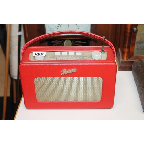 268 - Roberts Revival red radio.