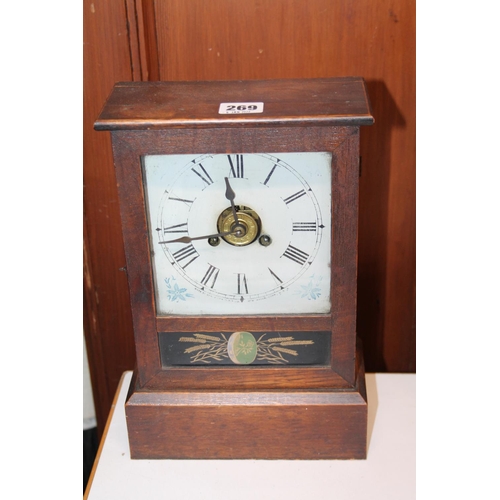 269 - Antique mantel clock by the New York Clock Company.