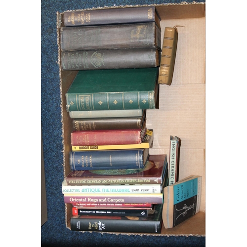 186 - Box containing books to include Sir Walter Scott's Journal, Scottish Minstrel, 1 vol., and others.