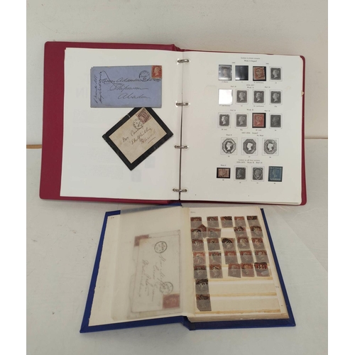 253 - Great Britain- Two postage stamp albums comprising of 1840s-1980s issues to include a Victorian impe... 