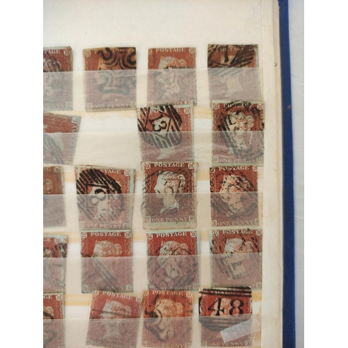 253 - Great Britain- Two postage stamp albums comprising of 1840s-1980s issues to include a Victorian impe... 