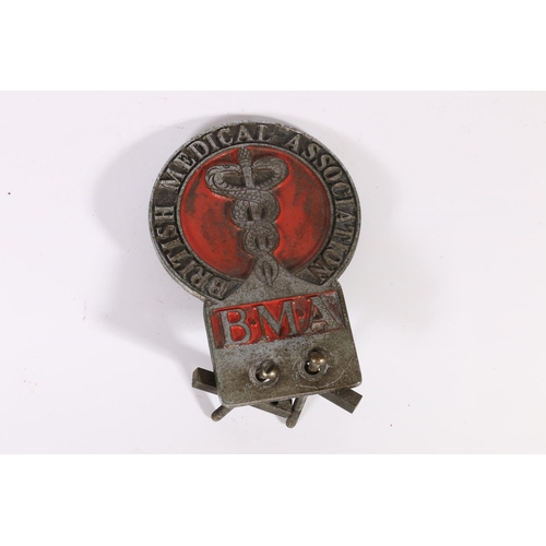 16 - British Medical Association car badge.