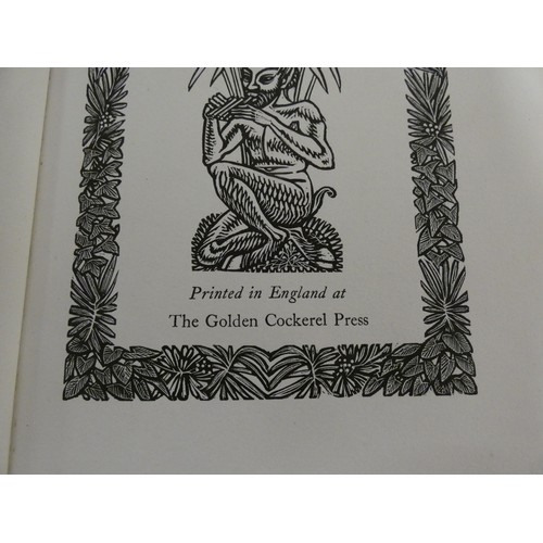 112 - GOLDEN COCKEREL PRESS.  Cabell James Branch.  Jurgen. Ltd. ed. 153/500. Wood eng. fro... 