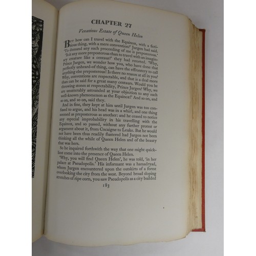 112 - GOLDEN COCKEREL PRESS.  Cabell James Branch.  Jurgen. Ltd. ed. 153/500. Wood eng. fro... 