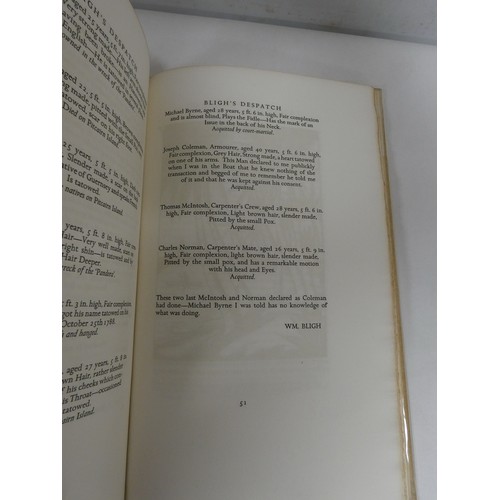 113 - GOLDEN COCKEREL PRESS.  Rutter Owen (Ed).  The Voyage of the Bounty's Launch As Related in William B... 