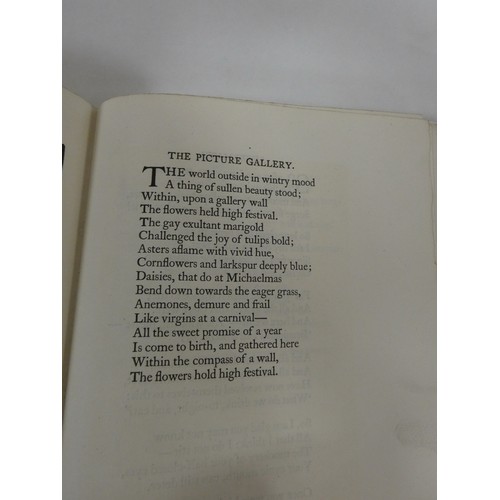 119 - GOLDEN COCKEREL PRESS.  Clay Enid.  Sonnets & Verses. Ltd ed. 121/450. Wood engs. by Eric Gill. ... 