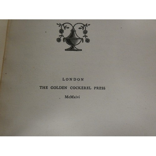 122 - GOLDEN COCKEREL PRESS.  Powys Mathers E. (Trans).  A Circle of the Seasons. Ltd. ed. 468/5... 