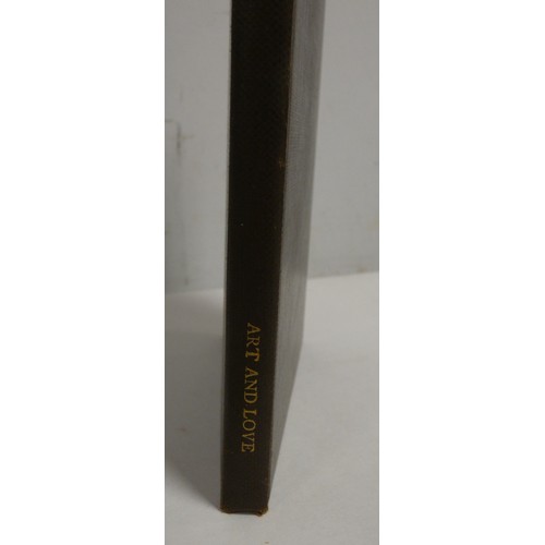 124 - GOLDEN COCKEREL PRESS.  Gill Eric.  Art & Love. Ltd. ed. 132/260 signed by Gill. ... 