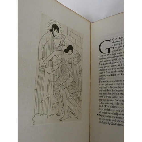 124 - GOLDEN COCKEREL PRESS.  Gill Eric.  Art & Love. Ltd. ed. 132/260 signed by Gill. ... 