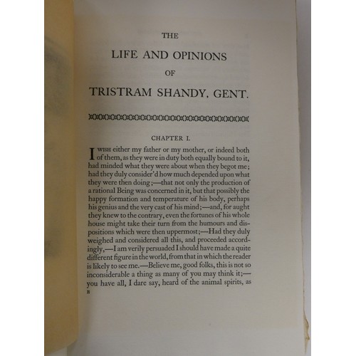 130 - GOLDEN COCKEREL PRESS.  Sterne Laurence.  The Life & Opinions of Tristram Shandy.... 