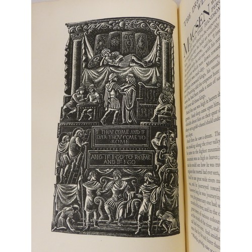 132 - GOLDEN COCKEREL PRESS.  Jones Gwyn & Thomas (Trans).  Mabinogion. Ltd. ed. 280/550. Wood eng. il... 