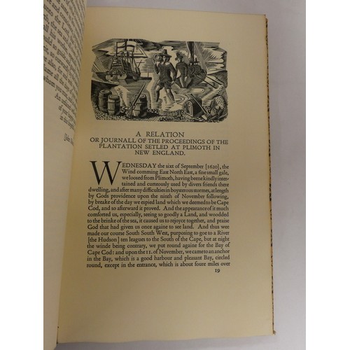 135 - GOLDEN COCKEREL PRESS.  Besterman Theodore (Ed). The Pilgrim Fathers, A Journey of Their Coming... 