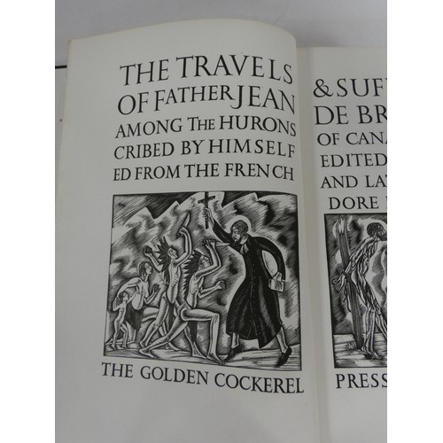 136 - GOLDEN COCKEREL PRESS.  Besterman Theodore (Ed). The Travels & Sufferings of Father Jean De... 