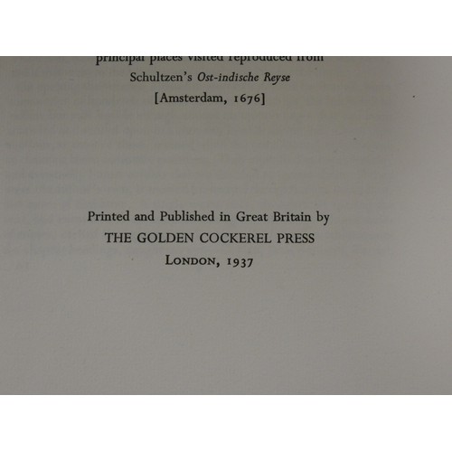 137 - GOLDEN COCKEREL PRESS.  De Lacombe Jean.  A Compendium of the East Being An Account o... 