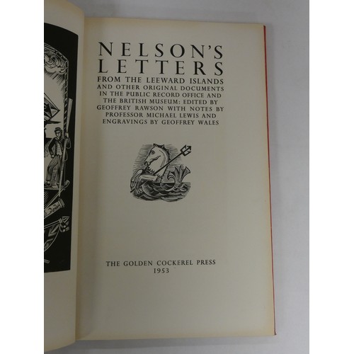 138 - GOLDEN COCKEREL PRESS.  Rawson Geoffrey (Ed). Nelson's Letters from the Leeward Islands. Ltd. e... 