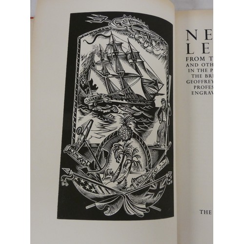 138 - GOLDEN COCKEREL PRESS.  Rawson Geoffrey (Ed). Nelson's Letters from the Leeward Islands. Ltd. e... 