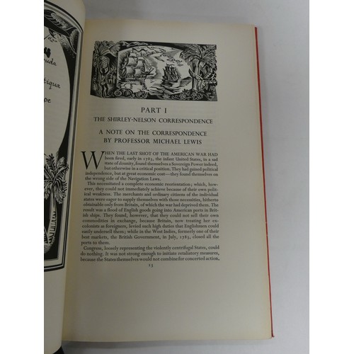 138 - GOLDEN COCKEREL PRESS.  Rawson Geoffrey (Ed). Nelson's Letters from the Leeward Islands. Ltd. e... 