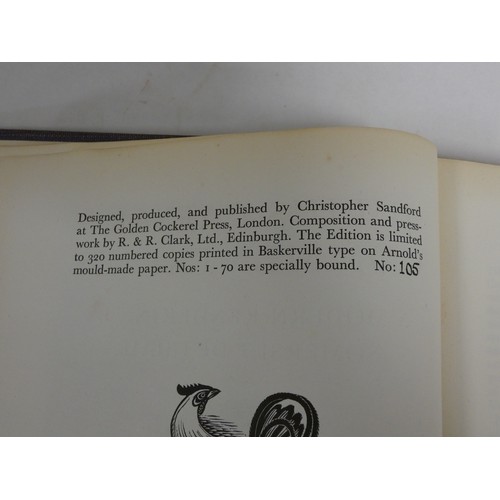 139 - GOLDEN COCKEREL PRESS.  De Chair Somerset (Ed).Julius Caesar's Commentaries. Ltd. ed.105/320. W... 