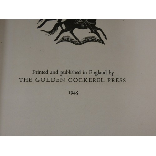 140 - GOLDEN COCKEREL PRESS.  De Chair Somerset (Trans).  The First Crusade, The Deeds of the Franks &... 