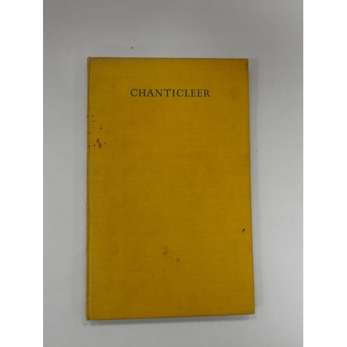 144 - GOLDEN COCKEREL PRESS.  Bibliographies. Chanticleer, ltd. ed. 1000, annotated in mkd. yellow cloth, ... 