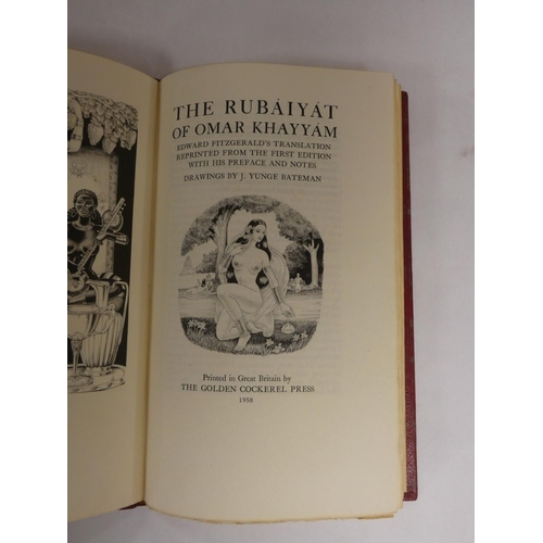 103 - GOLDEN COCKEREL PRESS.  Fitzgerald Edward (Trans).  Rubaiyat of Omar Khayyam. Ltd. ed. 200, this cop... 