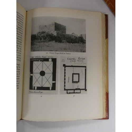 106 - GOLDEN COCKEREL PRESS.  Lawrence T. E.  Crusader Castles. Ltd. ed. 821/1000. 2 vols. Titles in red. ... 