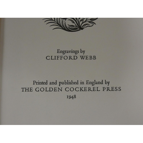 109 - GOLDEN COCKEREL PRESS.  Bannet Ivor.  The Amazons. Ltd. ed. 307/500. Wood eng. plates by Clifford We... 