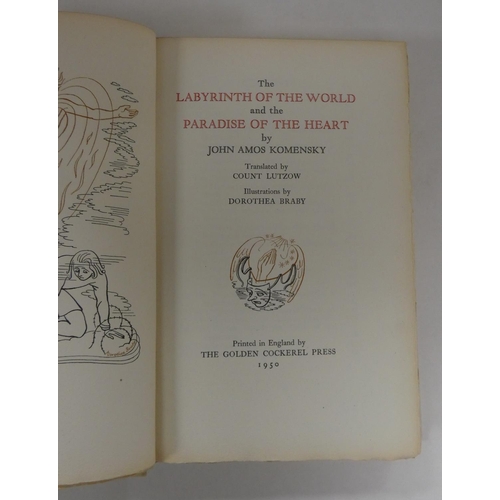 110 - GOLDEN COCKEREL PRESS.  Komensky John A.  The Labyrinth of the World & The Paradi... 