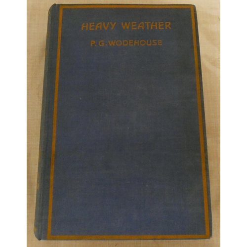 22 - WODEHOUSE P. G.  Heavy Weather. Orig. orange bordered blue cloth. 