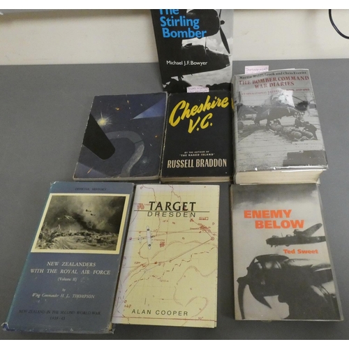 28 - Air Warfare & Aircraft.  A carton of various vols., some signed by authors and/or inscribed to S... 