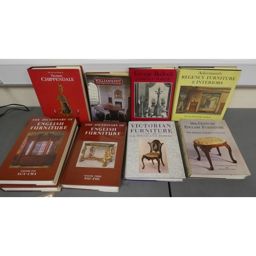 45 - EDWARDS RALPH.  The Dictionary of English Furniture. 3 vols. Ltd. ed. 582/1000. Col. &... 