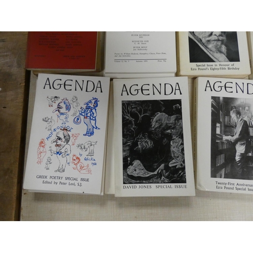 7 - RUSSELL PETER (Ed).  Nine, A Magazine of Poetry & Criticism. Complete run of Nos. 1 to 11 of thi... 