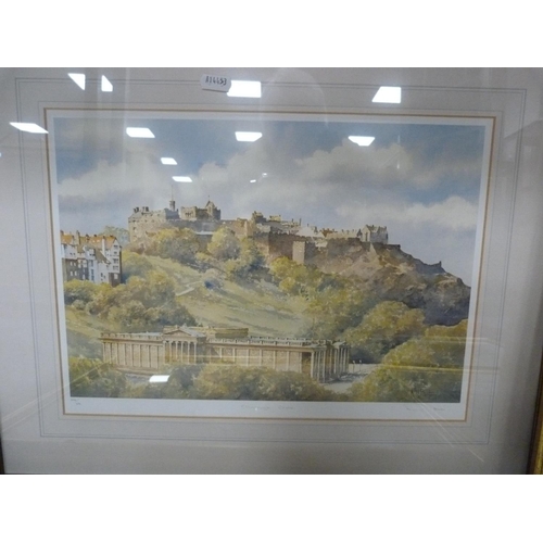 24 - KW Burton, limited edition prints on various Scottish subjects including Edinburgh Castle.  (7)... 