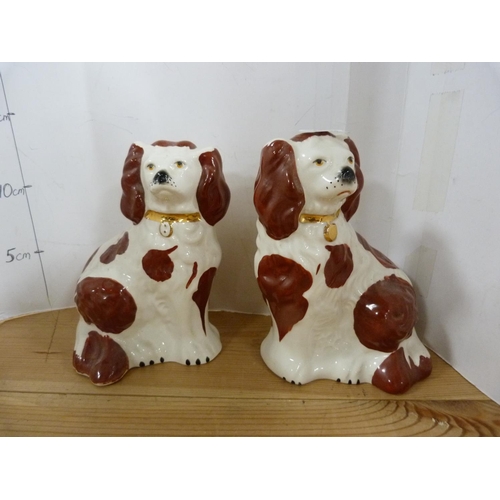 83 - Two pairs of small Beswick wally dogs with painted eyes.  (4)