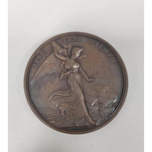 178 - Great Britain. 1805 Horatio, Admiral Lord Nelson, Death at the Battle of Trafalgar copper medal, by ... 