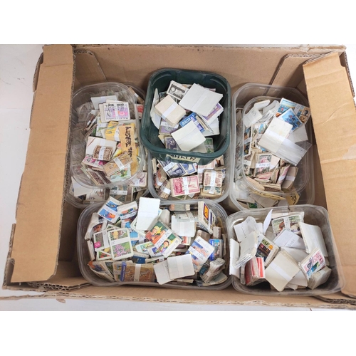 254 - Box containing a large collection of British & commonwealth stamps all in clean condition and gr... 