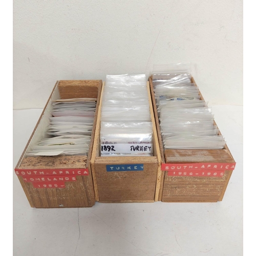 256 - Large collection of British & world postage stamps all in fine condition, individually bagged an... 