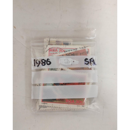 256 - Large collection of British & world postage stamps all in fine condition, individually bagged an... 