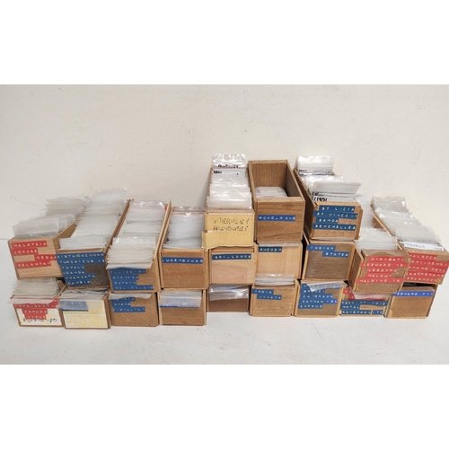 257 - Large collection of British & world collector's postage stamps all in fine condition, individual... 