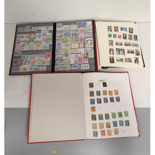 258 - France- Three well filled collector's postage stamp albums comprising of French issues ranging from ... 