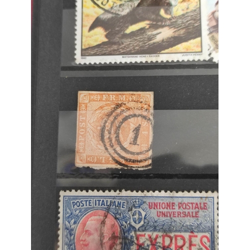 259 - Europe & World- Three well filled collector's postage stamp albums comprising mostly of issues f... 