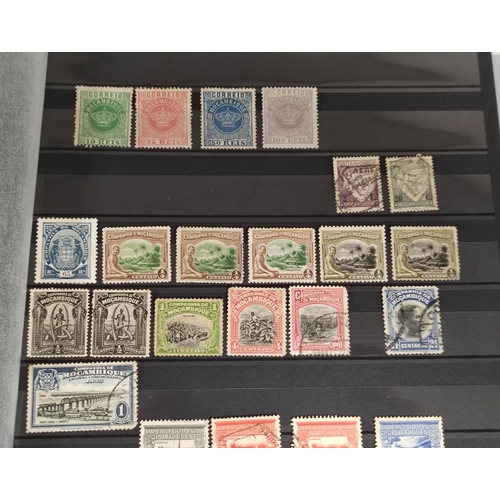 263 - World. Three postage stamp albums arranged alphabetically by country ranging from Latvia to Yugoslav... 