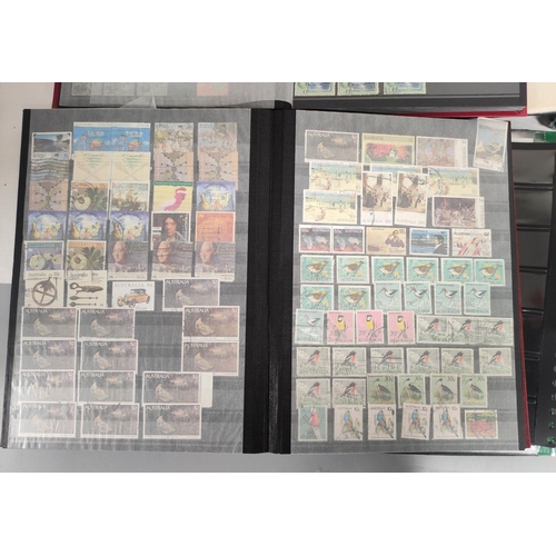 265 - British Commonwealth. Four well filled collector's postage stamp albums comprising of Australian &am... 