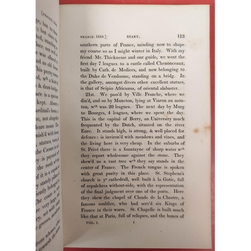 168 - EVELYN JOHN.  Memoirs, ed. by William Bray. 5 vols. Frontis & fldg. & other eng. plates. 182... 