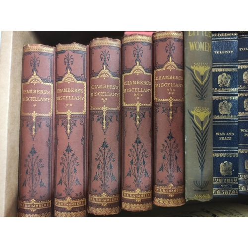 173 - CHAMBERS W. & R.  Chambers's Miscellany. 5 vols. Illus. Orig. dec. cloth. 1872; also v... 