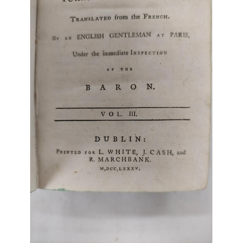 175 - DE TOTT BARON.  On the Turks & the Tartars, translated from the French by an English G... 