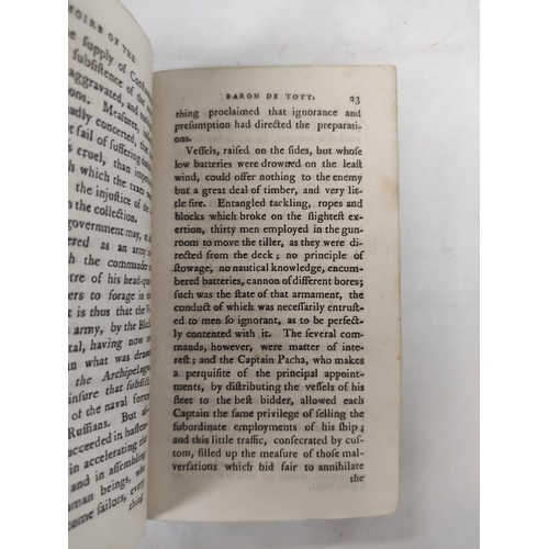 175 - DE TOTT BARON.  On the Turks & the Tartars, translated from the French by an English G... 