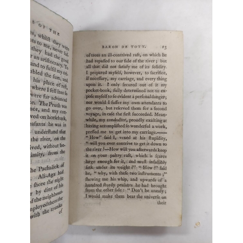 175 - DE TOTT BARON.  On the Turks & the Tartars, translated from the French by an English G... 